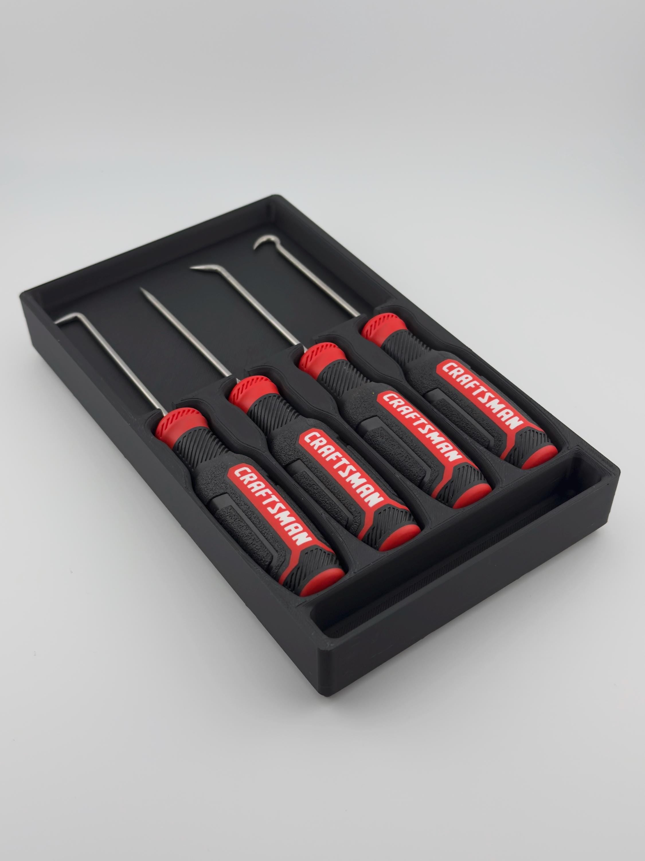 Craftsman 4-Piece Pick Set Organizer - Custom 3D Printed & Gridfinity Compatible