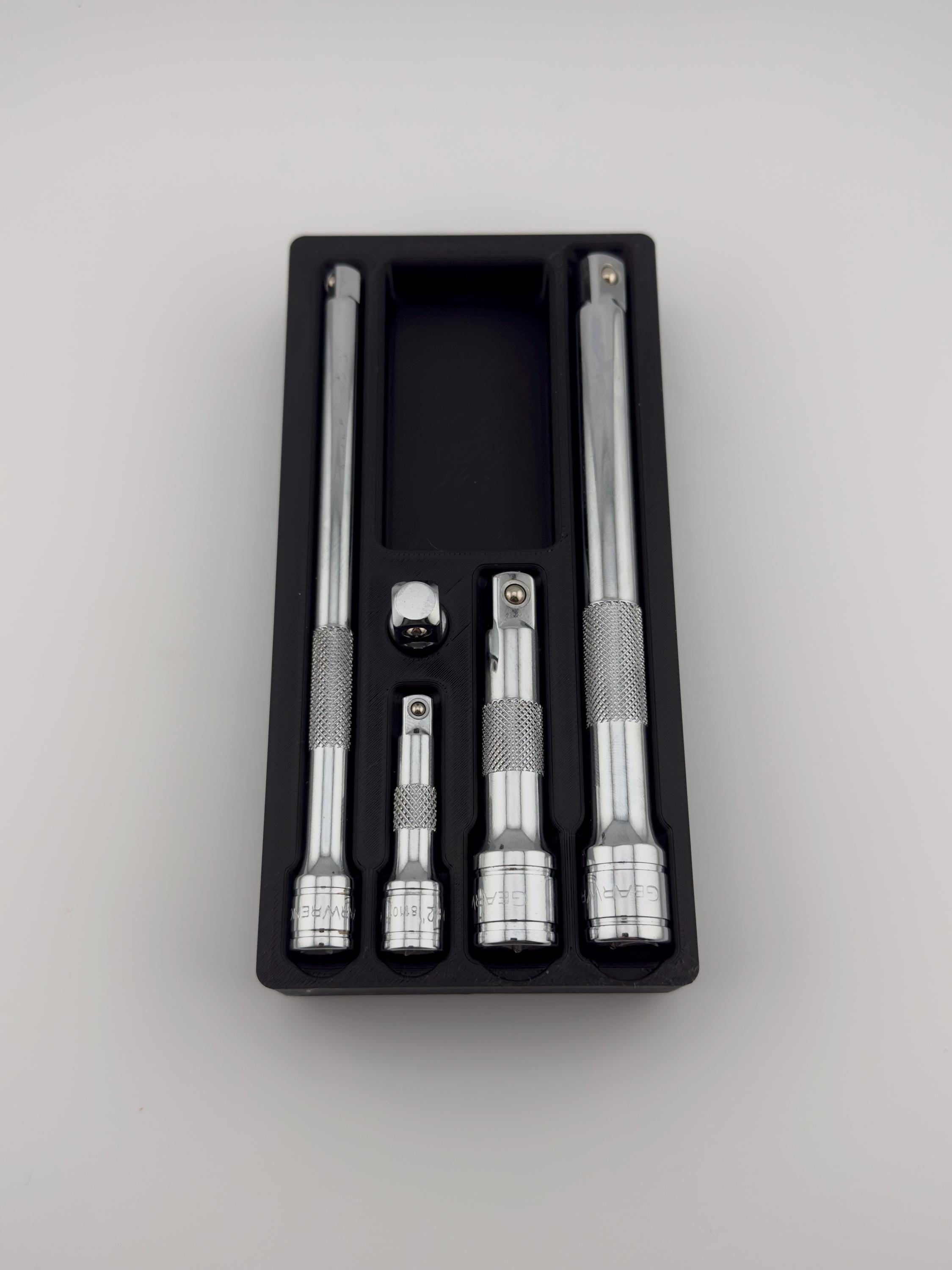 GearWrench 1/4" & 3/8" Socket Extension Bin – Gridfinity 3D Printed Organizer - Image 3